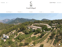 Tablet Screenshot of castellmiquel.com